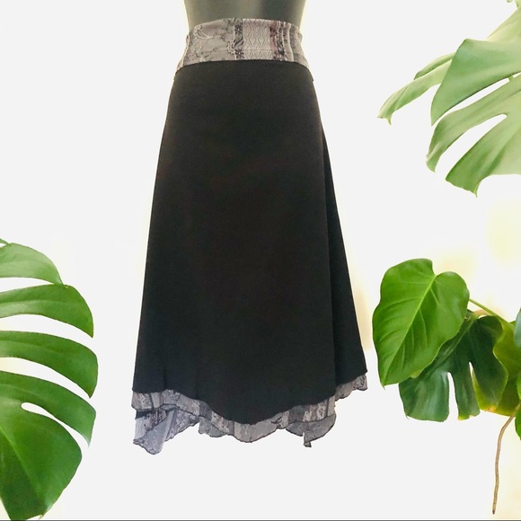 Manque Design Dresses & Skirts - Manque Design Black Skirt A-line Pull-on, pull-off